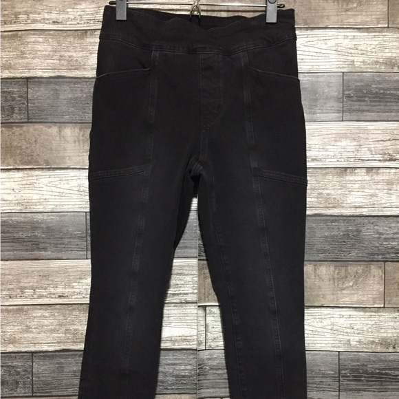 Duluth Trading Pull On Skinny Jeans Women’s 4 Short Black (Inseam 25.5) Stretch - Picture 5 of 9